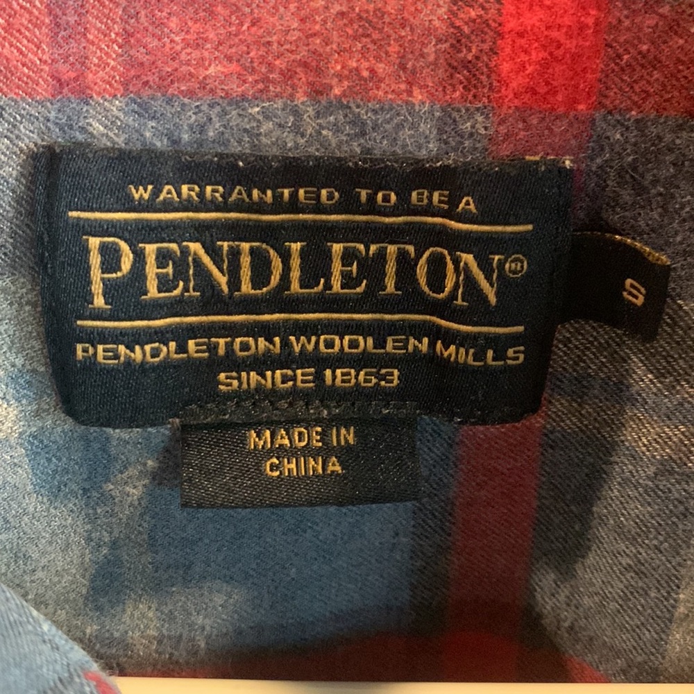 Pendleton Long Sleeve Button Down Plaid Shirt Men… - image 2